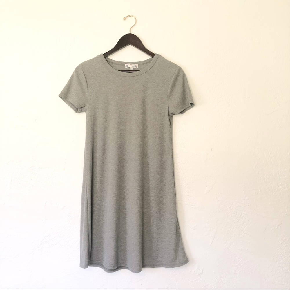 POOF! Short Sleeve Mini Dress